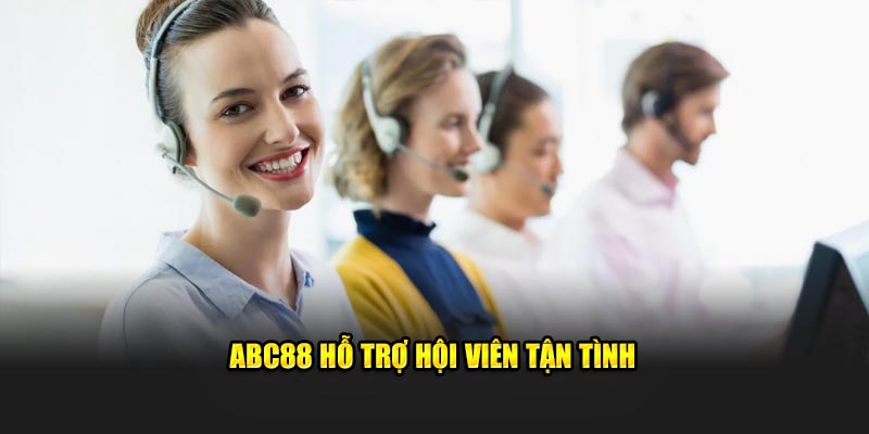 ABC88 hỗ trợ hội viên tận tình